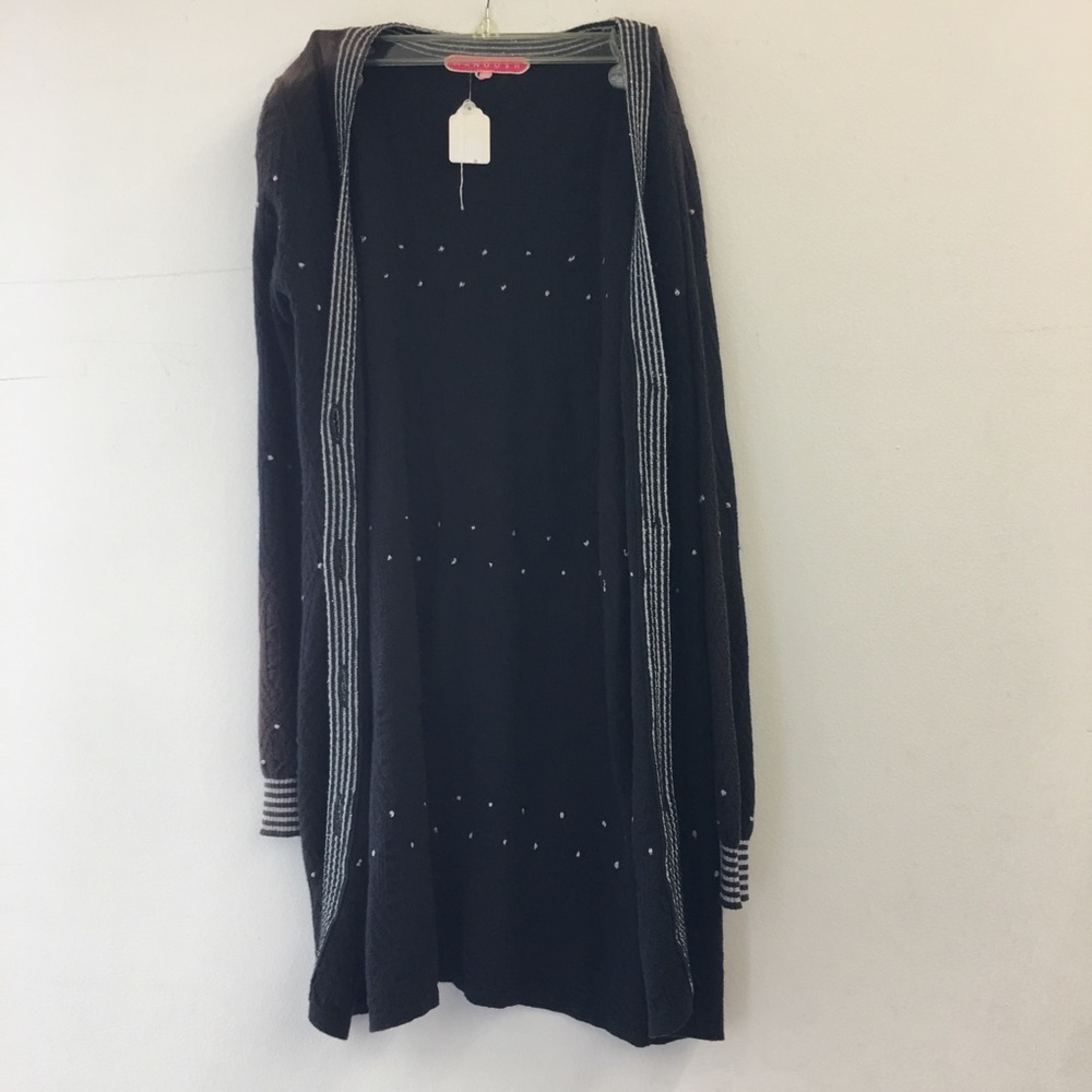 Manoush Cardigan - Black and Silver